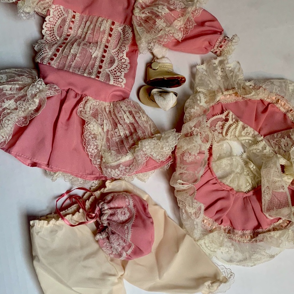 DOLL clothing for Vintage porcelain doll 16” to 18 doll 1 boy 1 girl outfit - Picture 2 of 5